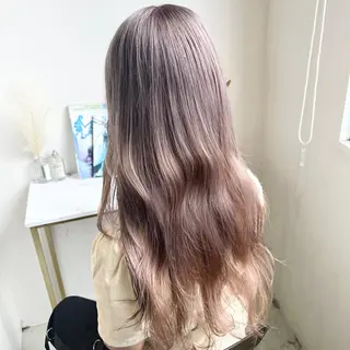ロング カラー 髪質改善/韓国ヘア 顔まわり特化yutoのヘアスタイル