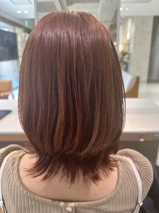 ミディアム カラー MIKA KITAMURAのヘアスタイル