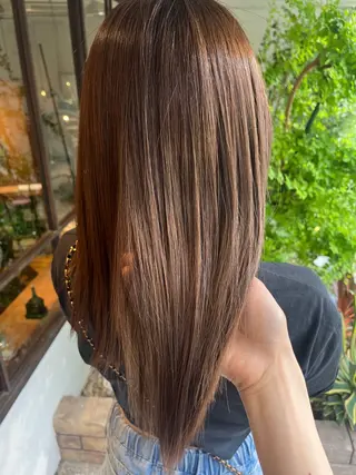 ロング カラー 韓国好き🇰🇷 美容師MIKUのヘアスタイル
