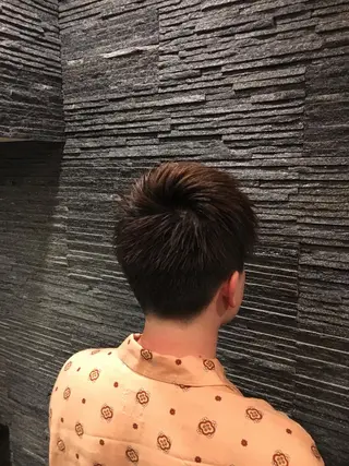 ショート メンズ 牧 颯斗のヘアスタイル