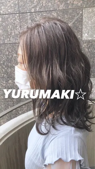 ミディアム カラーアンドケアリタ kitamuuuのヘアスタイル