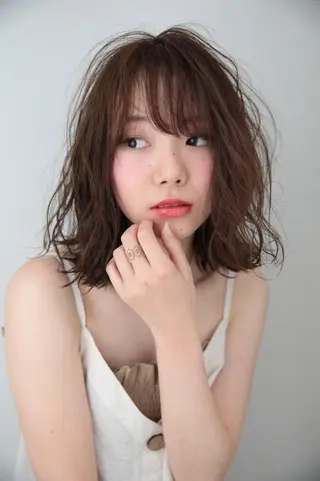 ショート カラー パーマ レイヤーカット✂️ 横浜No1♡下鳥翔子のヘアスタイル