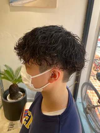 パーマ メンズ 🌴パーマオタク🌴 長谷川 諒佑🌈のヘアスタイル