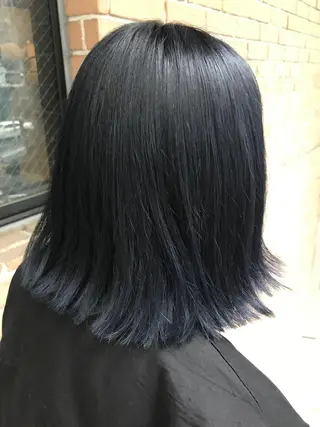 ミディアム カラー サロンドミルク 原宿のヘアスタイル