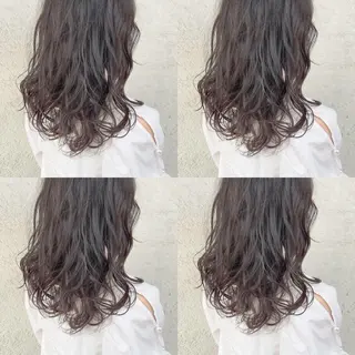 ロング カラー パーマ 艶髪・酸性ストレート フリツのヘアスタイル