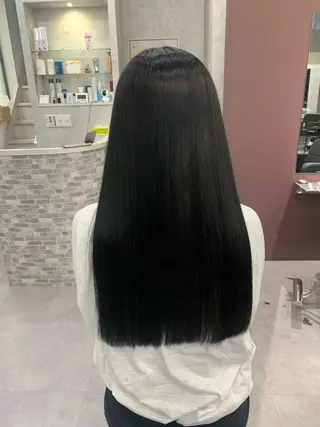 カラー 酸性ストレート 髪質改善のヘアスタイル