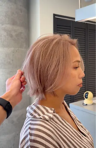 ショート カラー ケアブリーチ🌟 ♢WATARU♢のヘアスタイル