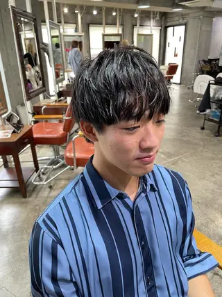 ショート 🔥コテ巻き風 ボブパーマ🔥のヘアスタイル