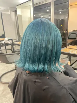 ショート カラー パーマ ヘアアレンジ メンズ キッズ ネイル マツエク・マツパ カラー特化サロン Eir心斎橋のヘアスタイル