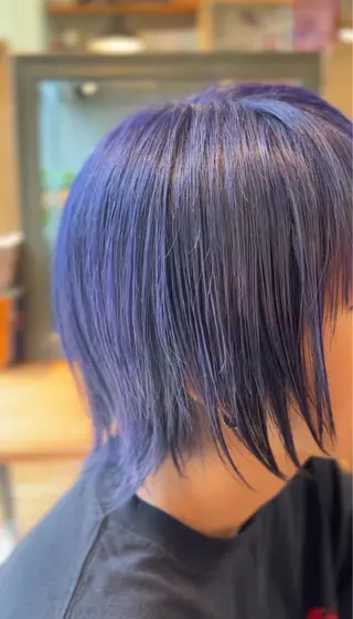 ミディアム カラー 両国駅徒歩1分⭐️ アイロン仕上げのヘアスタイル