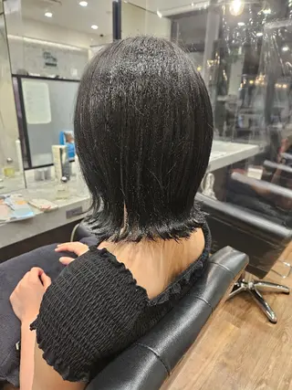 ミディアム カラー 関口 友菜のヘアスタイル