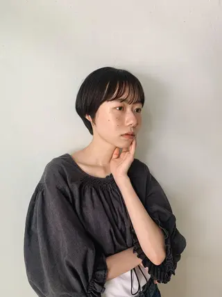 ショート 西山 紗耶香🪽 透明感カラー/ボブのヘアスタイル