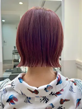 ショート ボブカット/ 尾崎龍聖のヘアスタイル