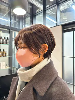 ショート カラー 韓国レイヤー✨ yasuko銀座のヘアスタイル