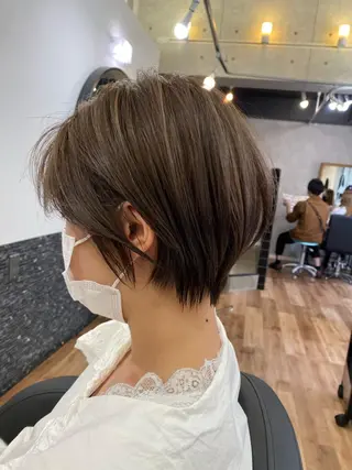 ショート カラー 似合わせレイヤー 🇰🇷荒木洋文のヘアスタイル