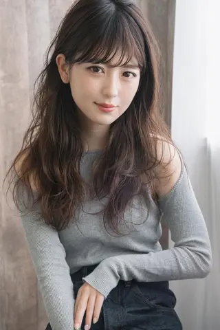 ロング カラー DUNOhair デュノヘアーのヘアスタイル