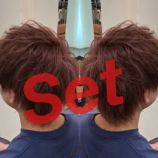 ショート パーマ メンズ ご予約 宜しくお願いします！のヘアスタイル