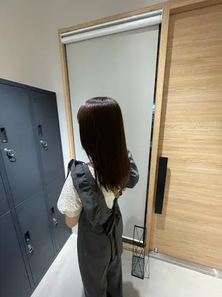 ロング カラー 國米 遥生のヘアスタイル