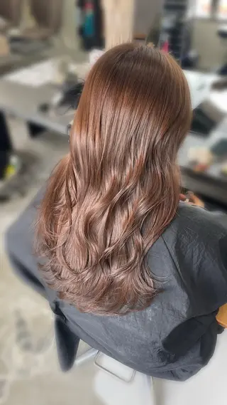 ロング カラー nico麻生 加賀谷 すみれのヘアスタイル