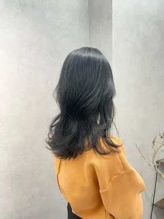 ミディアム いなみね はるきのヘアスタイル