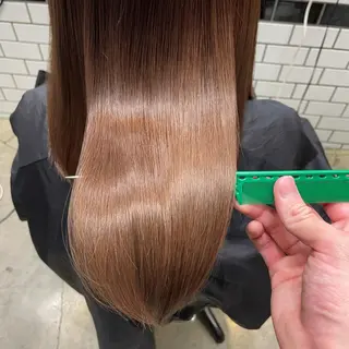 セミロング カラー 🌈本物の髪質改善 森田涼平のヘアスタイル