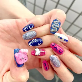 ネイル Nail ヌシん家 AKANEのネイルデザイン