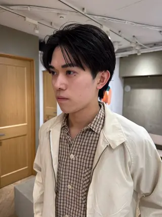 ショート メンズ シャドウパーマ 田形清流のヘアスタイル