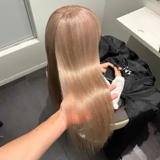 セミロング カラー ✨髪質改善艶カラー✨ リュウトのヘアスタイル