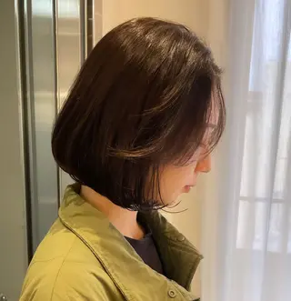 ショート 暖色/オリーブカラー /中村未来🍒🫒のヘアスタイル