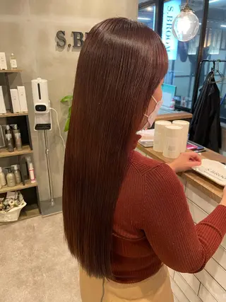 ロング S.BROOM なんばTAKUYAのヘアスタイル