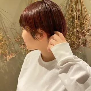 ショート カラー qpula misuzuのヘアスタイル