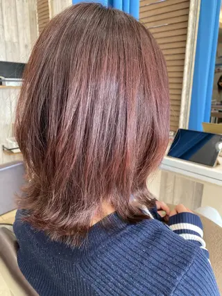 ミディアム 吉川 眞之亮のヘアスタイル