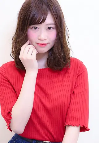 ミディアム YOKOI SHINJIのヘアスタイル