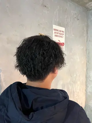 パーマ メンズ yuuna ✮ door whiteのヘアスタイル