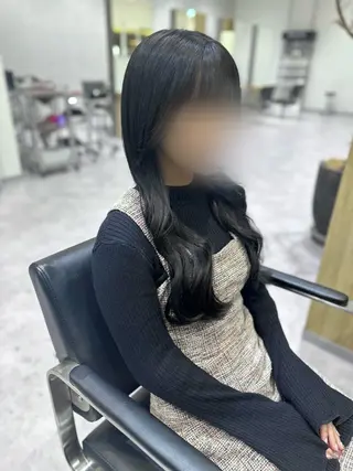 ロング カラー 癖毛改善縮毛矯正 /中山なかやまのヘアスタイル