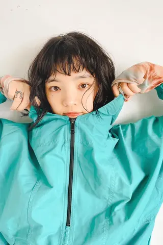 ミディアム パーマ カラー CEINE OURのヘアスタイル