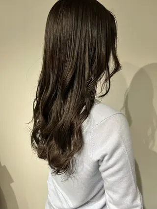 セミロング 透明感カラー/ 髪質改善/裏田 遊のヘアスタイル