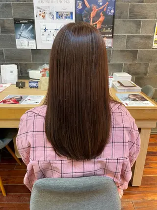 セミロング カラー 逢坂 拓巳のヘアスタイル