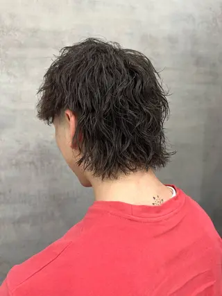 ショート パーマ ヘアアレンジ メンズ メンズヘア静岡 ✂︎Ryuheiのヘアスタイル