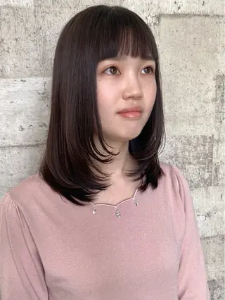 セミロング カラー runa ショート/ボブのヘアスタイル