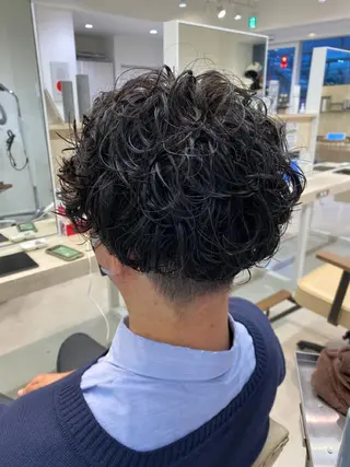 パーマ メンズ 韓国メンズ特化 パーマSatskiのヘアスタイル