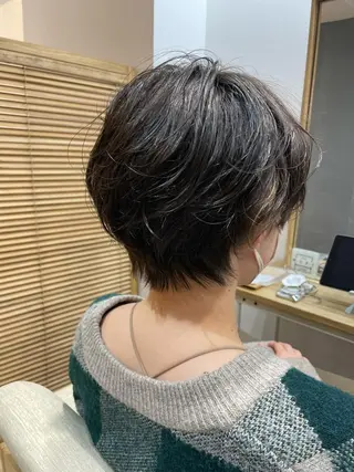 ショート パーマ 土門 正人のヘアスタイル