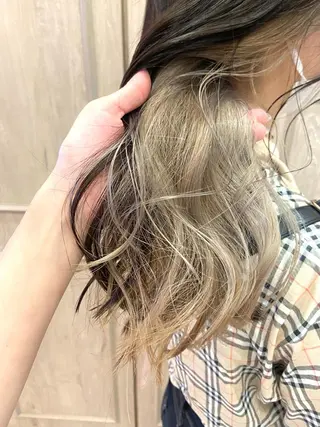 ロング カラー 🕊顔まわりカット ／インナーカラー🕊のヘアスタイル