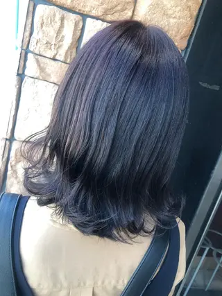 ミディアム 野上 綾香のヘアスタイル