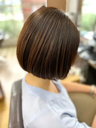 ミディアム カラー ARK 武藤のヘアスタイル