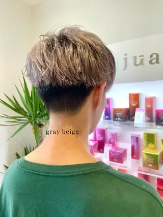 ショート カラー メンズ ショートヘアカラー 山本のヘアスタイル