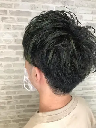 ショート カラー メンズ 平田 怜のヘアスタイル
