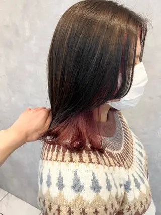 カラー SALOWIN栄 高須大貴のヘアスタイル