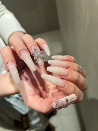 ネイル SEINA_ NAIL🐈‍⬛💗のネイルデザイン