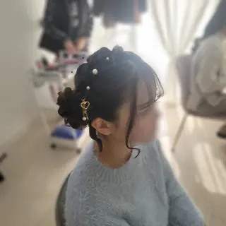 ロング ヘアアレンジ 渥美 寿美翔のヘアスタイル